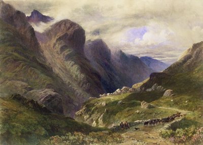 Der Pass von Glencoe, 1852 von William James Bennett